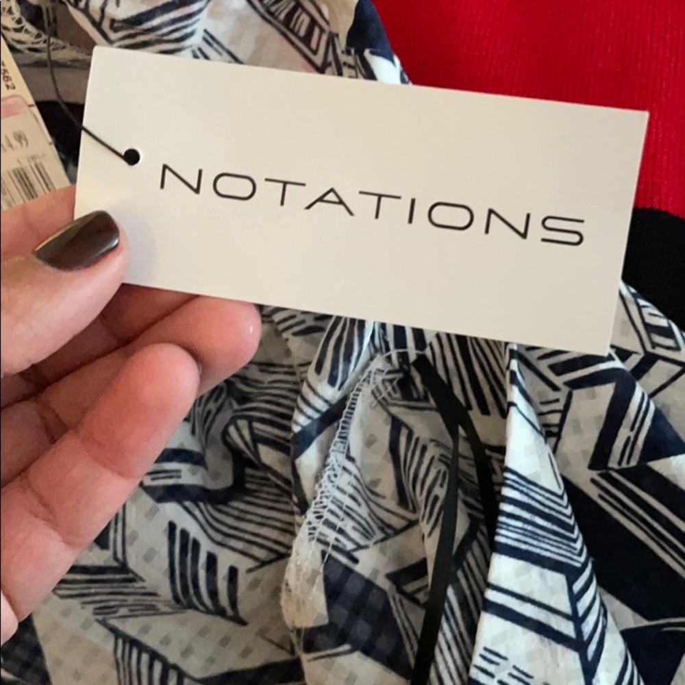 Notations Blouse - Picture 6 of 7